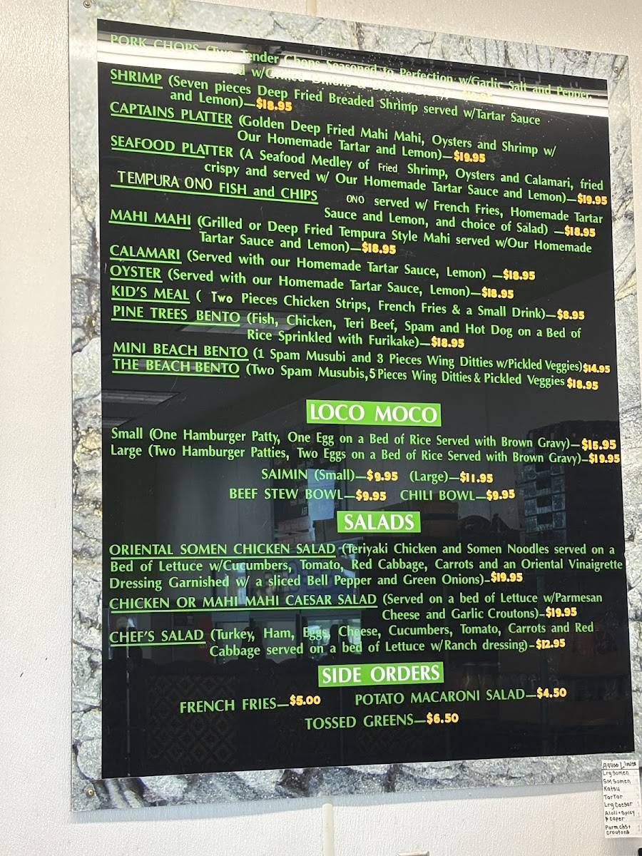 Pine Tree Cafe Menu - Image 6